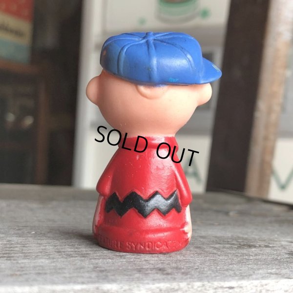 画像3: 70s Vintage Snoopy Vinyl Finger Charlie Brown (M653)