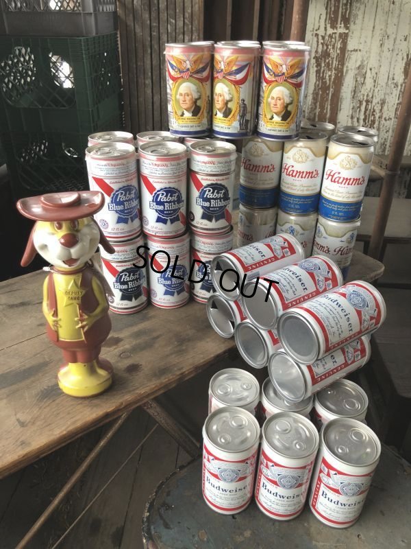画像8: Vintage Budweiser Beer Cans 6 PACK (M656) 