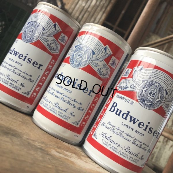 画像3: Vintage Budweiser Beer Cans 6 PACK (M657) 