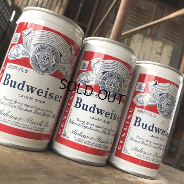 画像3: Vintage Budweiser Beer Cans 6 PACK (M656) 