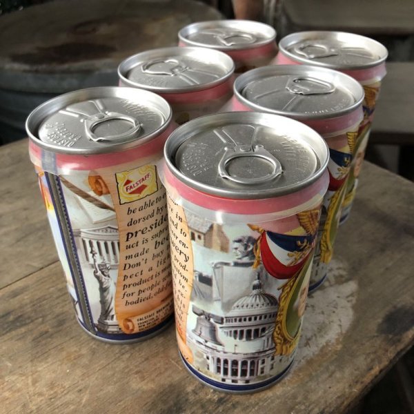 画像6: Vintage FALSTAFF Beer Cans 6 PACK (M662)