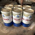Vintage Hamms Beer Cans 6 PACK (M659) 