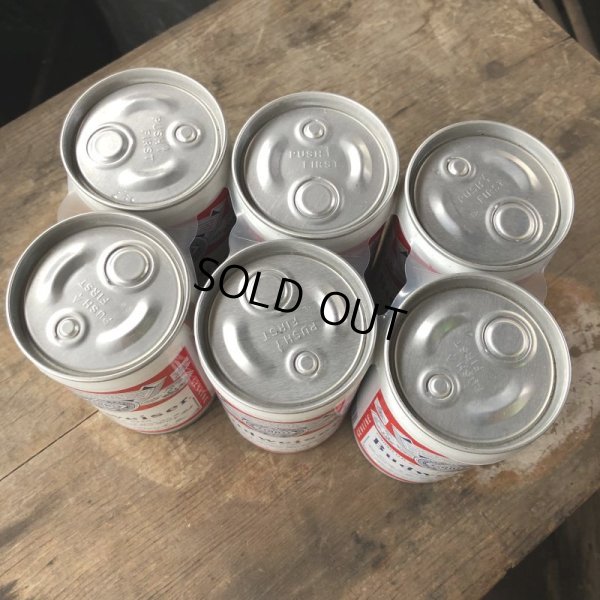画像2: Vintage Budweiser Beer Cans 6 PACK (M656) 