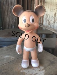 50s Vintage Minnie Mouse Rubber Doll (M670)