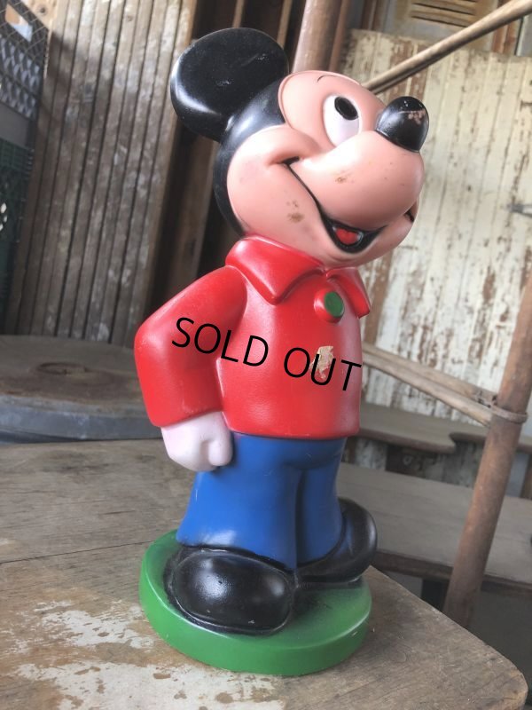 画像2: 70s Vintage Playpal Mickey Mouse Bank (M667)