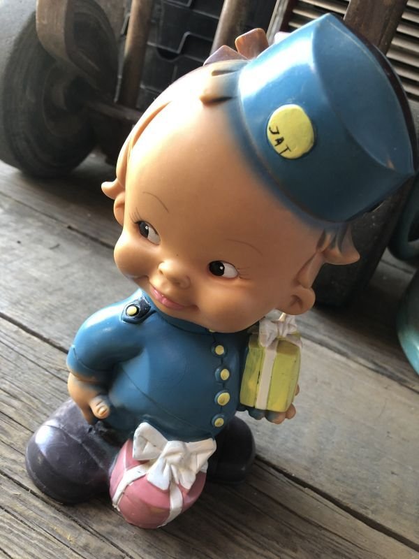 画像10: Vintage Biserka Zagreb toys JAT Vinyl Rubber Doll (M683)