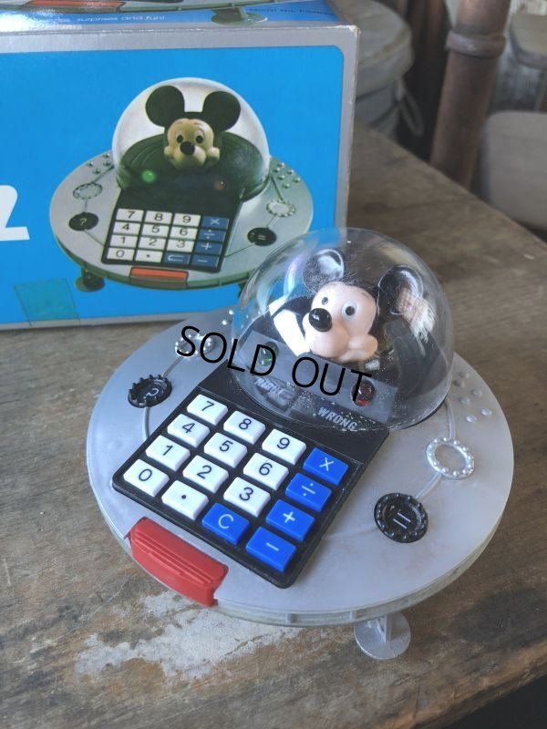 画像8: 80s Vintage Unisonic Disney Mickey Mouse Space Quiz (M682)