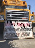 【店舗引き取り限定】 Original U.S.A Downtown 66 Double Sided Hand Painted Store Sign Huge! (M686)