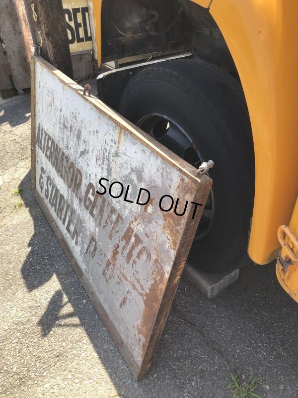 画像22: 【店舗引き取り限定】 Original U.S.A Downtown 66 Double Sided Hand Painted Store Sign Huge! (M686)