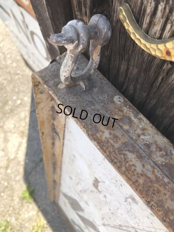 画像19: 【店舗引き取り限定】 Original U.S.A Downtown 66 Double Sided Hand Painted Store Sign Huge! (M686)