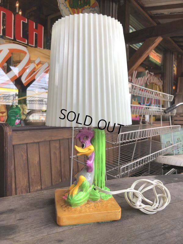 画像4: 70s Holiday Fair Warner Bros Looney Tunes Roadrunner Lamp (B697) 