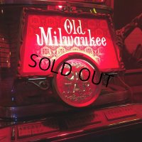 Vintage Old Milwaukee Beer BAR Lighted Display Sign (M692)