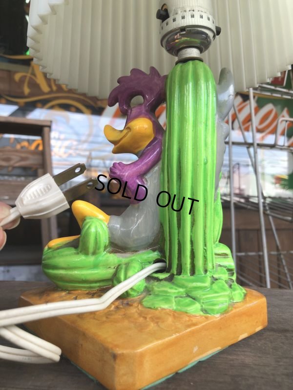 画像13: 70s Holiday Fair Warner Bros Looney Tunes Roadrunner Lamp (B697) 