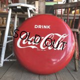 Vintage Coca-Cola Button Sign (M689)