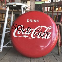 Vintage Coca-Cola Button Sign (M689)