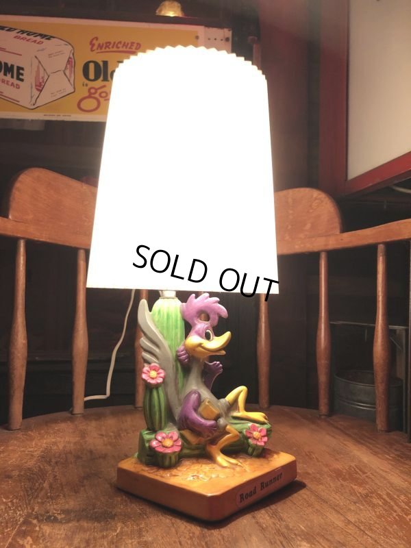 画像14: 70s Holiday Fair Warner Bros Looney Tunes Roadrunner Lamp (B697) 