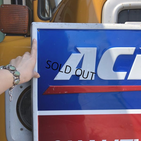 画像6: Vintage AC DELCO QUALITY INSTALLER Embossed Sign (M690)