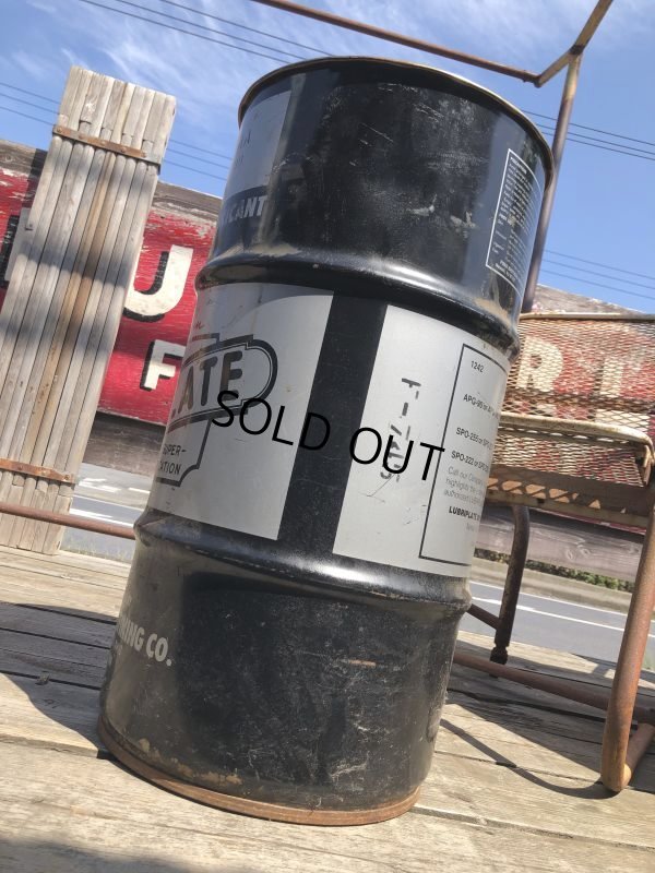 画像4: Vintage Fiske Brothers Refining Co. LUBRIPLATE 16 Gal Drum Barrel Oil Can B (M699)