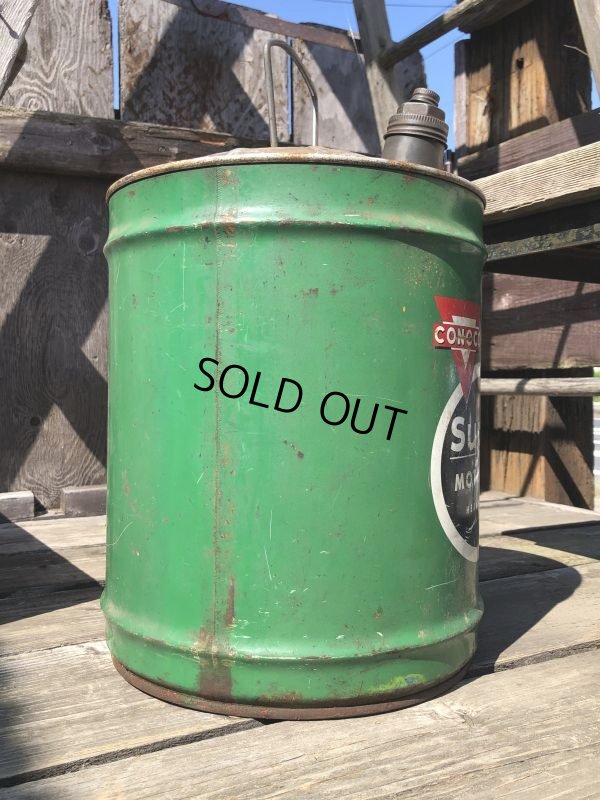 画像6: Vintage Motor Gas Oil 5 Gallon Can CONOCO (M701) 