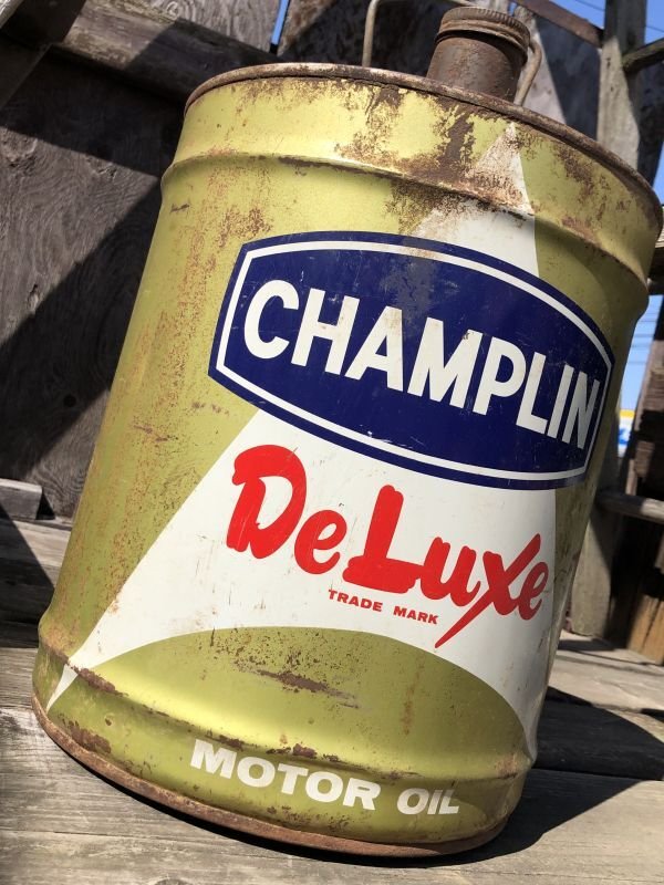 画像9: Vintage Motor Gas Oil 5 Gallon Can CHAMPLIN (M702) 