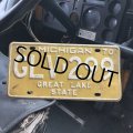 70s Vintage American License Number Plate / MICHIGAN 299 (M732)
