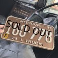90s Vintage American License Number Plate / MISSOURI 778 (M712)