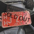 70s Vintage American License Number Plate / KANSAS 276 (M723)