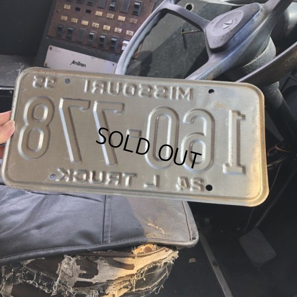 画像3: 90s Vintage American License Number Plate / MISSOURI 778 (M712)