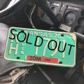70s Vintage American License Number Plate / KANSAS 1791 (M737)