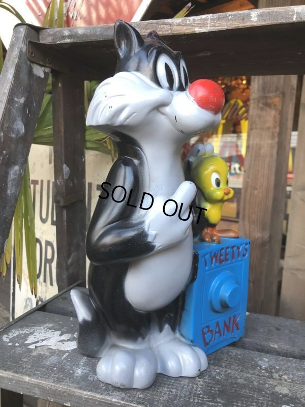 画像4: 70s Vintage Tweety & Sylvester Big Bank (M844)