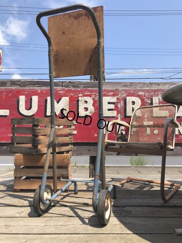 画像4: Vintage Advertising Pepsi Store Display Crate Dolly Cart (M847)