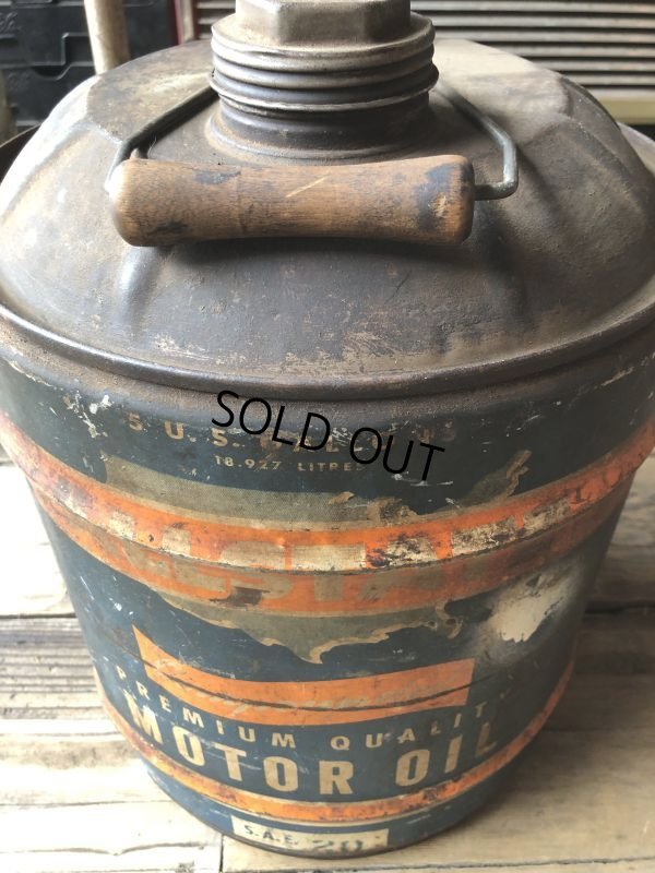 画像9: Vintage Motor Gas Oil 5 Gallon Can ALL STATE (M852) 