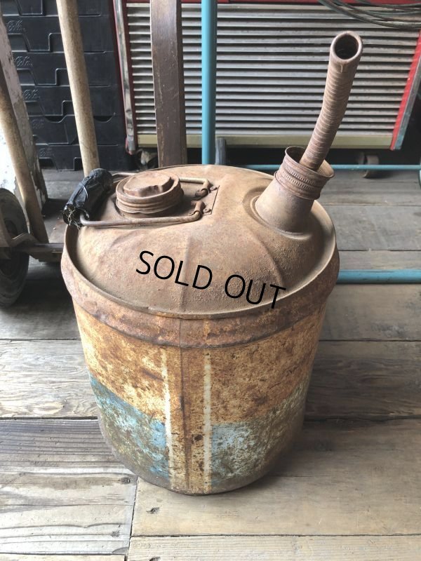 画像6: Vintage Motor Gas Oil 5 Gallon Can 76 (M853) 