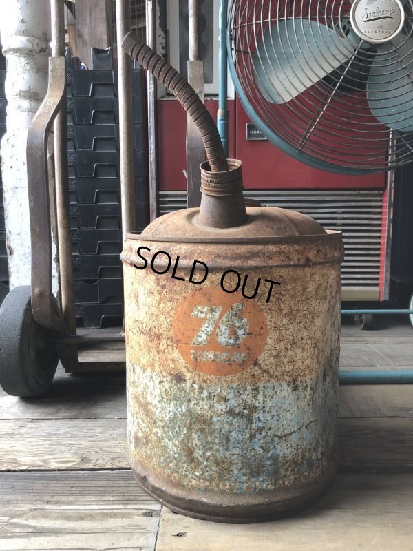 画像1: Vintage Motor Gas Oil 5 Gallon Can 76 (M853) 