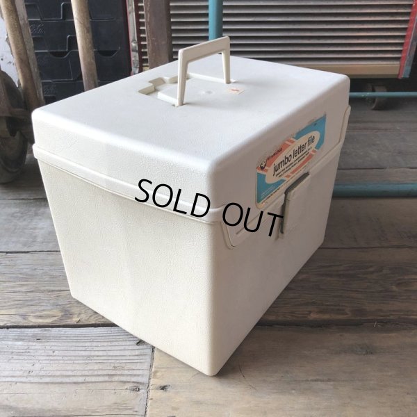 画像2: 70s Vintage Plastic File Box (M858)