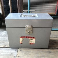 Vintage Metal File Box (M857)
