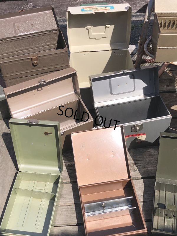 画像13: Vintage Metal File Box (M856)