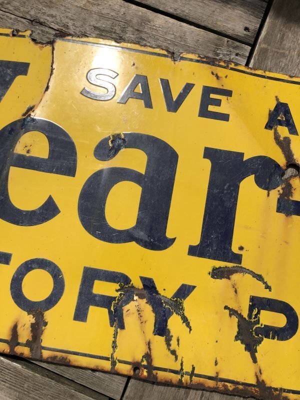 画像9: 【店舗引き取り限定】 30s Era WEAR-U-WELL Shoes Porcelain Store Display Original Sign Hard to Find!! (M866)