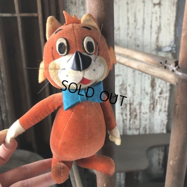 画像1: 60s Vintage Hanna Barbara Mr.Jinks Velveteen Stuffed (M869)