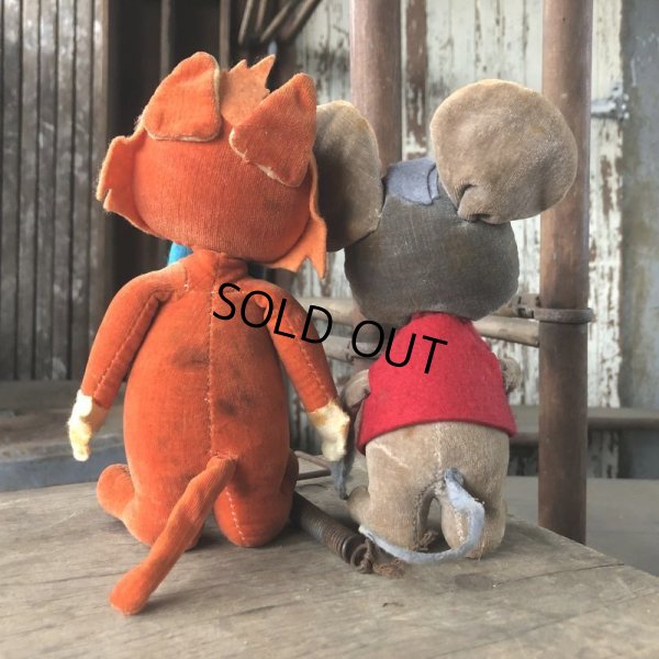 画像9: 60s Vintage Hanna Barbara PIXY & DIXY Velveteen Stuffed (M869)