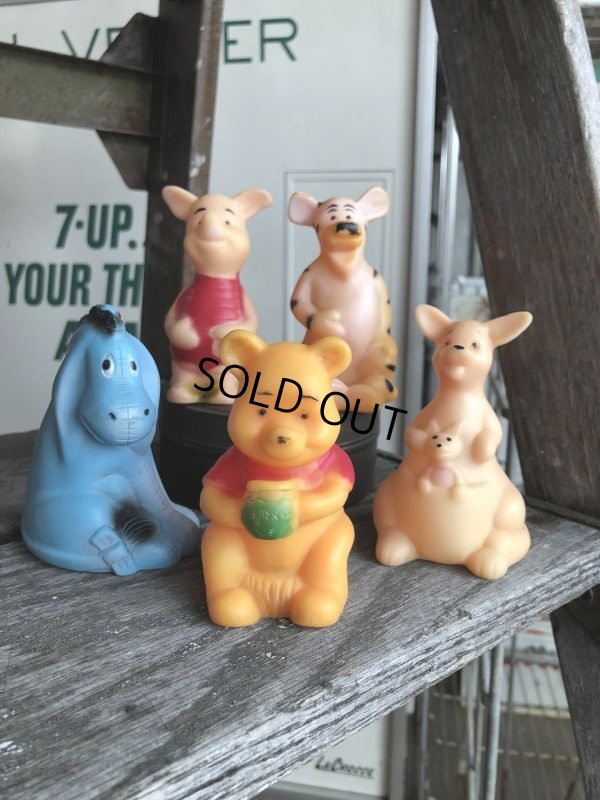 画像1: 70s Vintage SEARS Disney Winnie the Pooh Doll Set (M871)