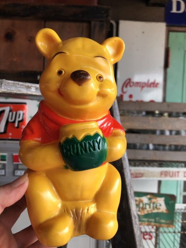 画像7: 70s Vintage SEARS Disney Winnie the Pooh Plastic Coin Bank Doll (M872)