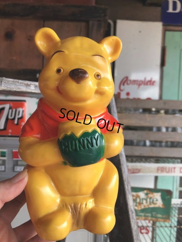 画像7: 70s Vintage SEARS Disney Winnie the Pooh Plastic Coin Bank Doll (M872)