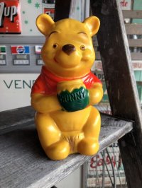 70s Vintage SEARS Disney Winnie the Pooh Plastic Coin Bank Doll (M872)
