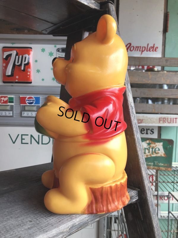 画像4: 70s Vintage Disney  Winnie the Pooh Plastic Coin Bank Doll (M873)