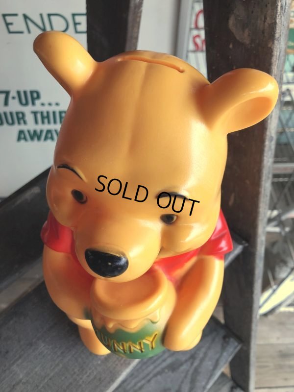 画像5: 70s Vintage Disney  Winnie the Pooh Plastic Coin Bank Doll (M873)