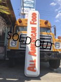 Vintage Advertising A&W Restaurant Store Display ALL AMERICAN FOOD Original Lighted Sign Hard to Find (M785)
