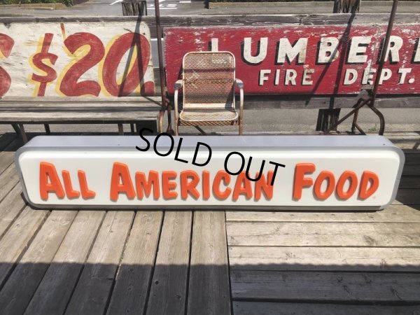画像2: Vintage Advertising A&W Restaurant Store Display ALL AMERICAN FOOD Original Lighted Sign Hard to Find (M785)