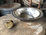 Vintage Silver Plate Serving Tray Dish Dinner Ware (M799)