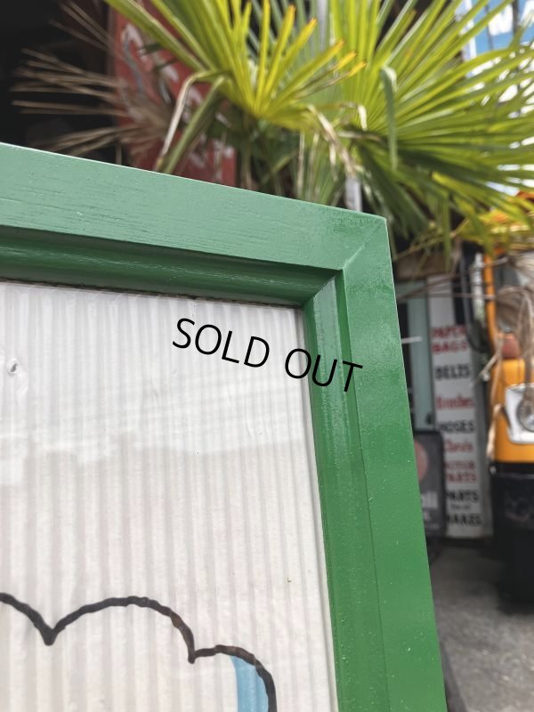 画像4: Vintage 7UP Soda Peter Max Floral Cardboard Store Sign RARE!!! (M806)